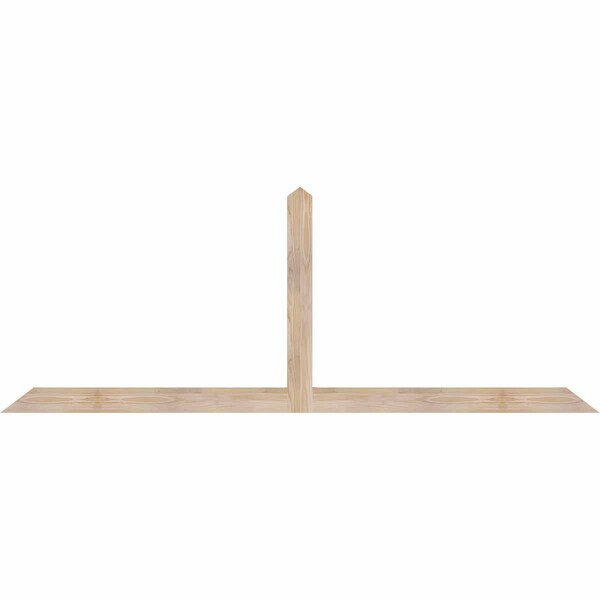 Ekena Millwork Portland Smooth Timber Gable Bracket, Douglas Fir, 84"W x 31"H x 1 1/2"D x 3 1/2"F, 9/12 Pitch GBW084X31X0204POR00SDF - main